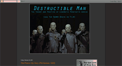Desktop Screenshot of destructibleman.com